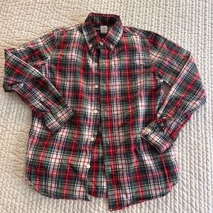 Gap boys size ten button down festive shirt.